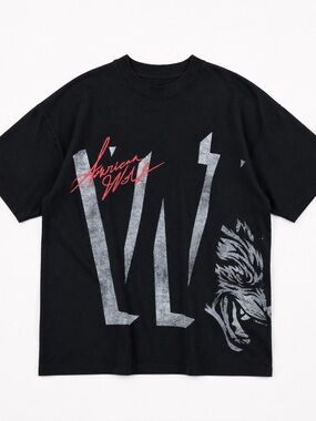 Darc Sport Wolves Club Graphic T-Shirt Unisex Oversized Size Medium